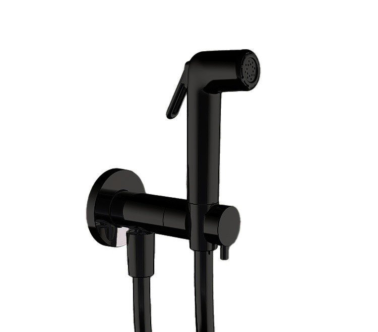 Almar Shut Off Внешняя часть гигиенического душа с прогрессивным смесителем, цвет: matt black E136009.MB