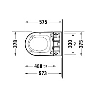 Duravit Starck F Lite Сиденье для унитаза-биде SensoWash, цвет: белый глянцевый 612001012000310