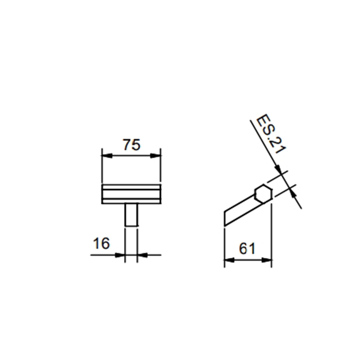 Fantini Venezia Крючок, цвет: хром 94 02 7808