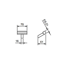 Fantini Venezia Крючок, цвет: хром 94 02 7808