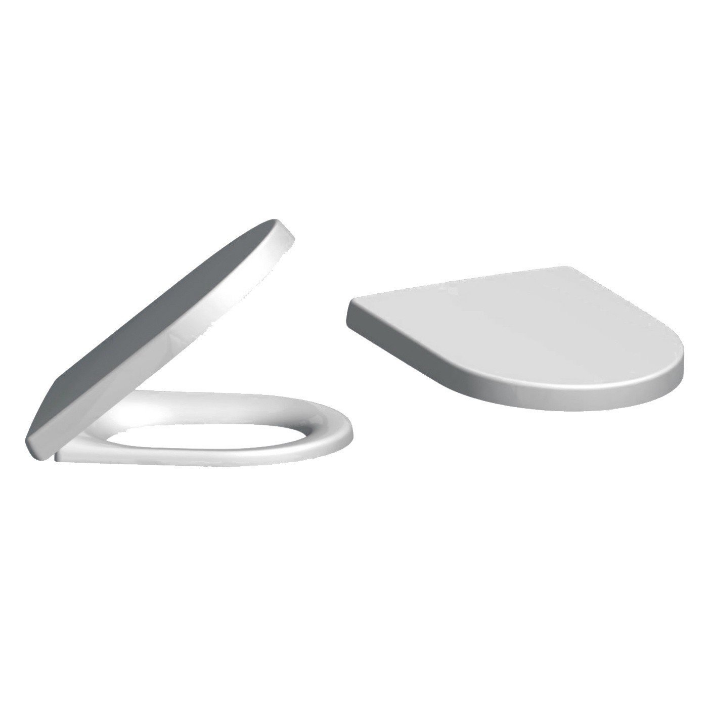 Villeroy & Boch Avento Крышка-сиденье для унитаза с микролифтом, цвет: Альпийский белый глянцевый 9M77C101