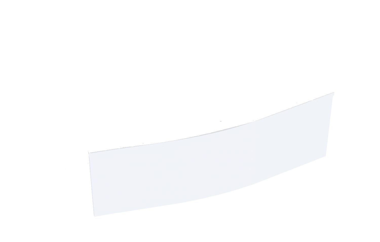 Astraform Скат Экран фронтальный PFI, цвет: белый глянец 02010004