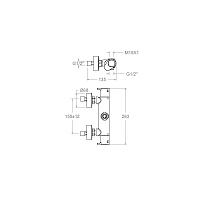 Ramonsoler Alexia Термостат, цвет: никель брашированный 361202SNC