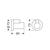 Hansgrohe Декоративная накладка для углового вентиля, цвет: шлифованная бронза 13950140