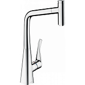 Hansgrohe Metris Select M71 Смеситель для кух. мойки однорыч. 320 EcoSmart, с выдв. изл. цвет: хром 14786000