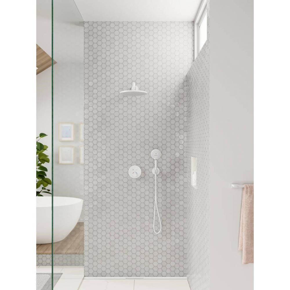Hansgrohe Croma Верхний душ 28 см, 1 вид струи, регулируемый угол, цвет: матовый белый 26220700