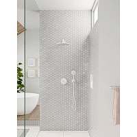 Hansgrohe Croma Верхний душ 28 см, 1 вид струи, регулируемый угол, цвет: матовый белый 26220700