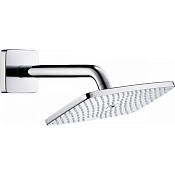 Hansgrohe Raindance E Верхний душ 25x15 см EcoSmart, 1 режим, кронштейн настенный 24 см, цвет: хром 27375000