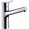 Hansgrohe Talis M52 Смеситель для кухонной мойки однорычажный 170 EcoSmart 1 тип струи, цвет: хром 32857000