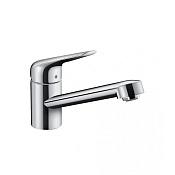 Hansgrohe Focus M42 Смеситель для кухонной мойки однорычажный 100 CoolStart EcoSmart, цвет: хром 71809000