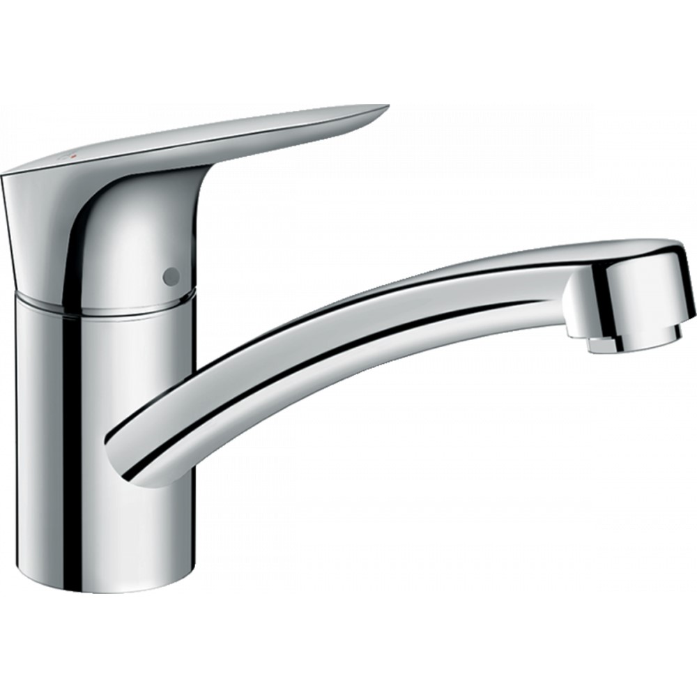Hansgrohe Logis M31 Смеситель для кухонной мойки однорычажный 120 CoolStart EcoSmart, цвет: хром 71837000