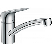 Hansgrohe Logis M31 Смеситель для кухонной мойки однорычажный 120 CoolStart EcoSmart, цвет: хром 71837000