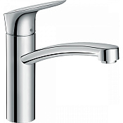 Hansgrohe Logis M31 Смеситель для кухонной мойки однорычажный 160 CoolStart EcoSmart, цвет: хром 71839000