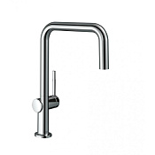 Hansgrohe Talis M54 Смеситель для кухонной мойки однорычажный U 220 1 тип струи, цвет: хром 72806000