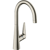 Hansgrohe Talis M51 Смеситель для кухонной мойки однорычажный 260 EcoSmart, цвет: нержавеющая сталь 72816800