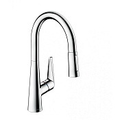 Hansgrohe Talis M51 Смеситель для кухонной мойки однорычажный 200 EcoSmart, с выдв. изл. цвет: хром 72817000