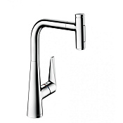 Hansgrohe Talis Select M51 Смеситель для кухонной мойки однорычажный 300, с выдв. изл. цвет: хром 72823000