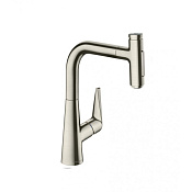 Hansgrohe Talis Select M51 Смеситель для кух. мойки однорыч. 220, с выдв. изл. цвет: нержав. сталь 72824800