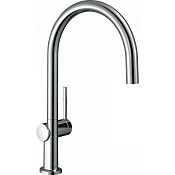 Hansgrohe Talis M54 Смеситель для кухонной мойки однорычажный 220 EcoSmart 1 тип струи, цвет: хром 72843000