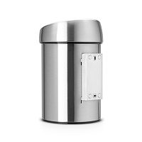 Brabantia Touch Bin Мусорное ведро нажимн., нержавеющая сталь на 3л, цвет: стальной матовый FPP 378645