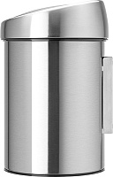 Brabantia Touch Bin Мусорное ведро нажимн., нержавеющая сталь на 3л, цвет: стальной матовый FPP 378645