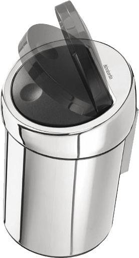 Brabantia Touch Bin Мусорное ведро нажимн., нержавеющая сталь на 3л, цвет: полированная сталь 363962