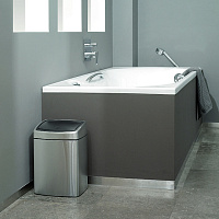 Brabantia Touch Bin Мусорное ведро нажимн., нержавеющая сталь на 10л, цвет: cтальной матовый FPP 477225