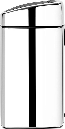 Brabantia Touch Bin Мусорное ведро нажимн., нержавеющая сталь на 10л, цвет: полированная сталь 477201