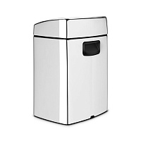 Brabantia Touch Bin Мусорное ведро нажимн., нержавеющая сталь на 10л, цвет: полированная сталь 477201