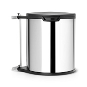 Brabantia Built-in Bin Мусорное ведро автоматич., нержавеющая сталь на 15л, цвет: хром 418181