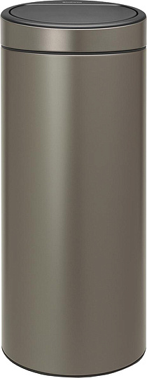 Brabantia Touch Bin New Мусорное ведро нажимн., нержавеющая сталь на 30л, цвет: платиновый 115363