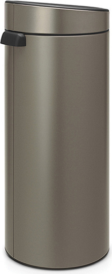 Brabantia Touch Bin New Мусорное ведро нажимн., нержавеющая сталь на 30л, цвет: платиновый 115363