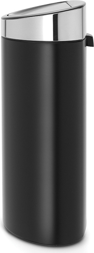 Brabantia Touch Bin New Мусорное ведро нажимн., нержавеющая сталь на 40л, цвет: черный матовый 114847