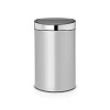 Brabantia Touch Bin New Мусорное ведро нажимн., нержавеющая сталь на 40л, цвет: серый металлик 114861