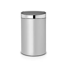 Brabantia Touch Bin New Мусорное ведро нажимн., нержавеющая сталь на 40л, цвет: серый металлик 114861
