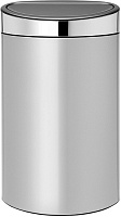 Brabantia Touch Bin New Мусорное ведро нажимн., нержавеющая сталь на 40л, цвет: серый металлик 114861