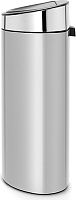 Brabantia Touch Bin New Мусорное ведро нажимн., нержавеющая сталь на 40л, цвет: серый металлик 114861