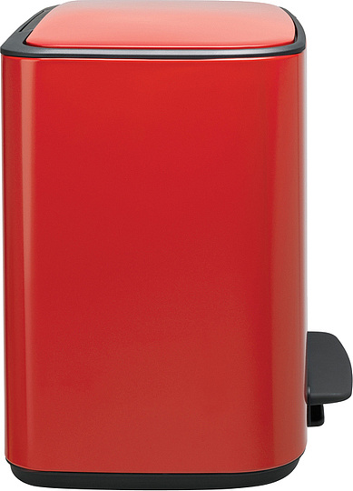 Brabantia Pedal Bin Bo Мусорное ведро с педалью, нержавеющая сталь на 36л, цвет: пламенно-красный 121401