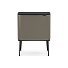Brabantia Touch Bin Bo Мусорное ведро нажимн., нержавеющая сталь на 33л, цвет: платиновый 316043