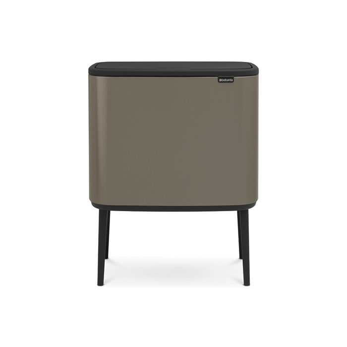 Brabantia Touch Bin Bo Мусорное ведро нажимн., нержавеющая сталь на 33л, цвет: платиновый 316043