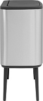 Brabantia Touch Bin Bo Мусорное ведро нажимн., нержавеющая сталь на 34л, цвет: стальной матовый 316227
