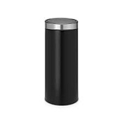 Brabantia Touch Bin New Мусорное ведро нажимн., нержавеющая сталь на 30л, цвет: черный 115448