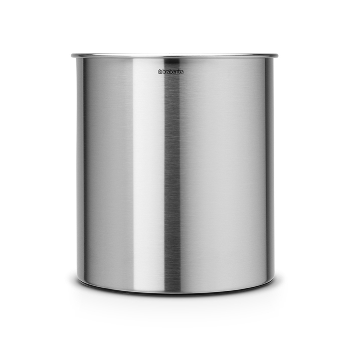 Brabantia Мусорное ведро, нержавеющая сталь на 7л, цвет: стальной матовый 311888