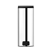 Brabantia Pedal Bin Мусорное ведро с педалью, нержавеющая сталь на 25л, цвет: хром 369384