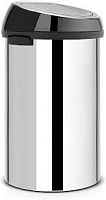 Brabantia Touch Bin Мусорное ведро нажимн., нержавеющая сталь на 60л, цвет: стальной полированный 402586