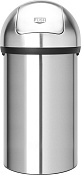 Brabantia Push Bin Мусорное ведро , нержавеющая сталь на 60л, цвет: нержавеющая сталь 484520