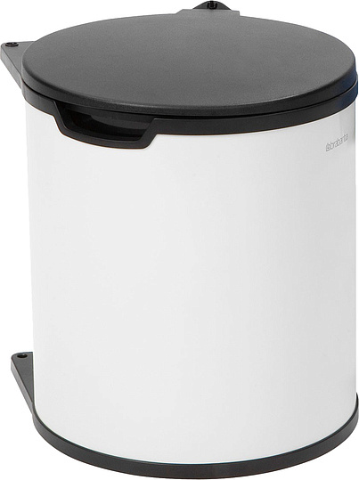 Brabantia Built-in Bin Мусорное ведро автоматич., нержавеющая сталь на 15л, цвет: белый 428081