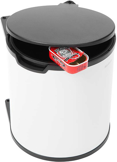 Brabantia Built-in Bin Мусорное ведро автоматич., нержавеющая сталь на 15л, цвет: белый 428081