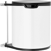 Brabantia Built-in Bin Мусорное ведро автоматич., нержавеющая сталь на 15л, цвет: белый 428081