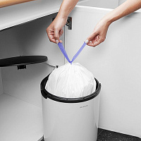 Brabantia Built-in Bin Мусорное ведро автоматич., нержавеющая сталь на 15л, цвет: белый 428081